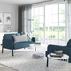 Диван 2-місний GLOSTAD IKEA 104.658.24 темно-синій - изображение 4