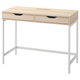 Письмовий стіл ALEX IKEA 504.735.58 біла морилка/імітація дуб - зображення 1
