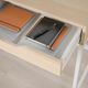 Письмовий стіл ALEX IKEA 504.735.58 біла морилка/імітація дуб - зображення 2