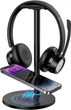 Подставка для наушников с беспроводной зарядкой New Bee NB-Z4 Black - изображение 1