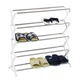 Полиця для взуття складана Shoe Rack 5 полиць Білий - зображення 4