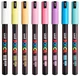 Набор маркеров Uni Posca PC-1MR Soft Color 8 шт (PC-1MR SOFT COLOR 8C) - изображение 3
