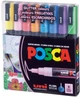 Набор маркеров Uni Posca PC-3ML Glitter Color 8 шт (PC-3ML GLITTER COLOR 8C) - зображення 1