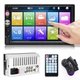 Автомагнитола 2DIN 7" Windows с сенсорным TFT дисплеем, Bluetooth, FM-радио, USB и пультом дистанционного управления, мультимедийная автомобильная магнитола с экраном, видео и музыкой Черная, 7018B - изображение 1