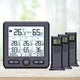 Метеостанція для дому та вулиці з 3 датчиками Meteo TS-6210 домашня метеорологічна станція для вимірювання та прогнозування погодних умов, 12.5х12.5х2 см, чорний (102413965) - зображення 1