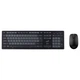 Комплект клавиатура и мышь Genius KM-8200, WL, EN/UKR, черный - изображение 1