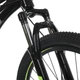Спортивный велосипед MTB2602-4 с размером колес 26", черно-зеленого цвета - изображение 4
