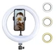 Кільцева світлодіодна LED лампа Ring Fill Light QX300 30 см зі штативом 75-210см, світлодіодне LED кільце від USB, набір для блогера 3 режиму - зображення 5