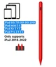 Стилус сенсорна ручка Stylus Рen для iPad червоний - изображение 1