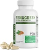 Добавка премиум-класса для поддержания общего здоровья Bronson Fenugreek Extra Strength 150 капсул - изображение 1