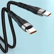 Кабель PD Type-C к Type-C 120W 6A 2 м быстрой зарядки и передачи данных Чёрный ( код: Type-C2m120WB ) - изображение 9