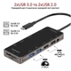 USB-хаб Promate PrimeHub-Pro USB-C PD/HDMI/VGA/2xUSB 3.0/2xUSB 2.0/RJ45/SD/MicroSD/AUX 3.5 мм Grey (primehub-pro.grey) - зображення 5