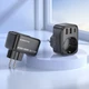Універсальний зарядний пристрій BOROFONE BAC14 |EU, 2USB +1Type-C| Чорний - зображення 9