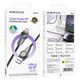 Кабель для зарядки телефона Apple iPhone и передачи данных USB - Lightning BOROFONE BU49 |2.4A, 120см| Черный - изображение 2