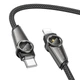 Кабель для зарядки телефона Apple iPhone и передачи данных Type-C-Lightning BOROFONE BU49 |27W, 120см| Черный - изображение 6