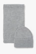Шапка + шарф Estro 182524-1-3105 ONE SIZE сірий (ER00116778) - зображення 1