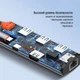 Док-станція ColorWay USB-C 6-в-1 Type C PD 100W/USB3.0х3/HDMI 4К/RJ45 (CW-HUB02) ( Сірий ) - изображение 15