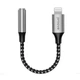 AUX-адаптер Proove ACSM00005101 SoundMesh (Lightning – 3.5mm, Hi-Fi, нейлонове плетіння, 14 см) - зображення 1