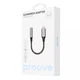 AUX-адаптер Proove ACSM00005101 SoundMesh (Lightning – 3.5mm, Hi-Fi, нейлонове плетіння, 14 см) - зображення 3