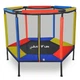 Батут-манеж Just Fun 140 см MULTICOLOR з захисною сіткою - изображение 1