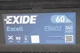 Акумуляторна батарея 60Ah/540A 242x175x175/+R/B13 Excell EB602 EXIDE - изображение 4