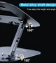 Подставка для ноутбука Choetech Laptop Folding Stand 7-13" алюминий Grey (H061-GY) - изображение 2