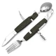 Мультитул туристический с ложкой и вилкой RIAS 5562 6в1 Green (7_01270) - изображение 2