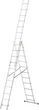 Драбина алюмінієва ALOFT Hobby 3х11 DW311 - зображення 1