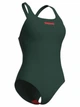 Жіночий суцільний купальник для плавання в басейні Arena Team Swimsuit Swim Pro Solid (004760-900-44) 44 оливковий - зображення 7