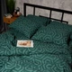 Комплект постельного белья Moon&Star Полуторный 143х210 см Emerald Maze Бязь Gold Люкс (MS-820009151) - изображение 6