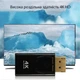 Перехідник - конвертер DisplayPort to HDMI 4K 1080P адаптер для передачі відеосигналу на ПК / ноутбук / проектор HDTV, 7х2.3х1.9 см, чорний (102435761) - зображення 3