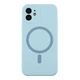 Чохол Glow Silicone Case Full Camera with Magsafe для iPhone 12 Колір Blue - зображення 1