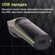 Компактный профессиональный триммер VGR для волос и бороды с 4 насадками USB-зарядка 5 Вт - изображение 13