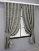 Комплект коротких штор VR-Textil Жаккард Sultan № 875ш Серый 130х170 см 2 шт (35-0303) - изображение 2