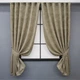 Комплект коротких штор VR-Textil Жакард Sultan № 872ш Капучино 130х170 см 2 шт (35-0302) - зображення 1