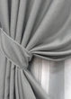Комплект готовых штор VR-Textil Шенилл однотонный № 1689ш Светло-серый 150х270 см 2 шт (33-0587) - изображение 5
