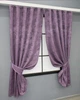 Комплект коротких штор VR-Textil Жаккард Sultan XO № 1145ш Фиолетовый 130х170 см 2 шт (35-0236) - изображение 2
