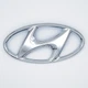 Емблема логотип Hyundai 145х72 мм (хром) - зображення 2