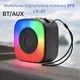 Бездротова Bluetooth міні колонка SPS LX-01 з RGB підсвічуванням 9524 - зображення 1
