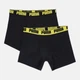 Набір трусів боксерів чоловічих бавовняних Puma Men Everyday Basic Boxers 93832029 M 2 шт Black/Yellow (8720245811934) - зображення 1