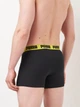 Набір трусів боксерів чоловічих бавовняних Puma Men Everyday Basic Boxers 93832029 M 2 шт Black/Yellow (8720245811934) - зображення 4