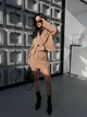 Жіночий класичний костюм двійка (спідниця-шорти+піджак) Uaclothes 44-46 Бежевий (like31848-120541357) - изображение 3