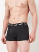 Набір трусів боксерів чоловічих бавовняних Puma Elements Men Logo Print Boxers 93875405 S 2 шт Black - зображення 3
