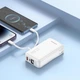 Універсальний павербанк із швидкою зарядкою та кабелями 10000mAh BOROFONE BJ39 |22.5W| Білий - зображення 3