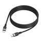Кабель синхронізації Hoco X109 Silicone 60W/3A Type-C to Type-C 2m Black (35921_3605825) - зображення 1