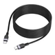 Кабель синхронизации Hoco X109 Silicone 60W/3A Type-C to Type-C 3m Black (35922_3605826) - изображение 1