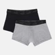 Набор трусов боксеров мужских хлопковых Puma Elements Men Basic Trunks 93875002 M 2 шт Grey Combo (8720245834698) - изображение 1