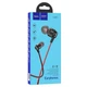 Дротові вакуумні навушники HOCO M85 Platinum sound universal earphone with mic, 3.5mm, 1.2m, black - зображення 2