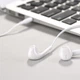 Проводные наушники HOCO M39 Rhyme with mic, 3.5mm, 1.2m, white - изображение 4