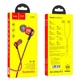 Проводные вакуумные наушники HOCO M85 Platinum sound universal earphone with mic, 3.5mm, 1.2m, red - изображение 3